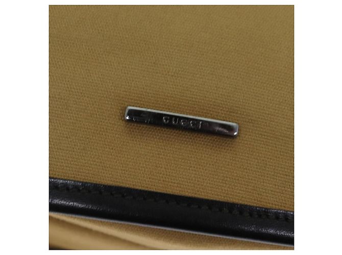 GUCCI Borsa a spalla Linea Web Sherry Canvas Beige Verde 001 4321 2684 Auth ac2967 - vista 10