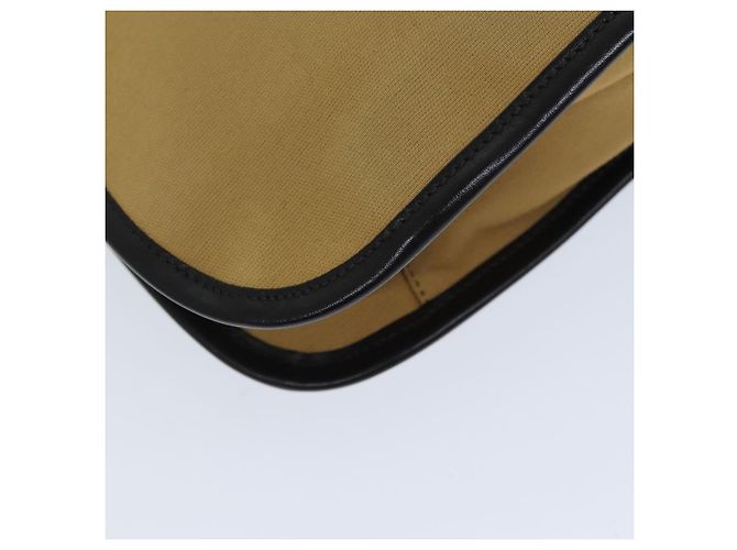 GUCCI Borsa a spalla Linea Web Sherry Canvas Beige Verde 001 4321 2684 Auth ac2967 - vista 16