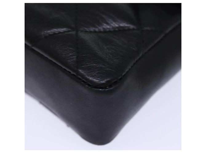 CHANEL Marsupio Matelasse Turn Lock Pelle Nera CC Auth bs13970 Nero - vista 14