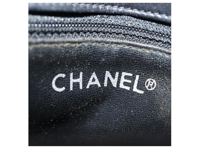 CHANEL Marsupio Matelasse Turn Lock Pelle Nera CC Auth bs13970 Nero - vista 19