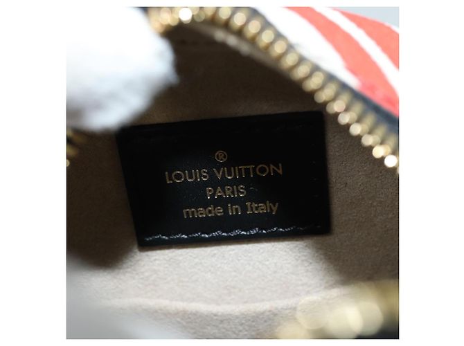 LOUIS VUITTON Monogram Giant Crafty Boite Chapoe Souple Bag M45366 Auth 72431S Red - view 18