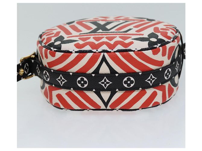 LOUIS VUITTON Monogram Giant Crafty Boite Chapoe Souple Bag M45366 Auth 72431S Red - view 5