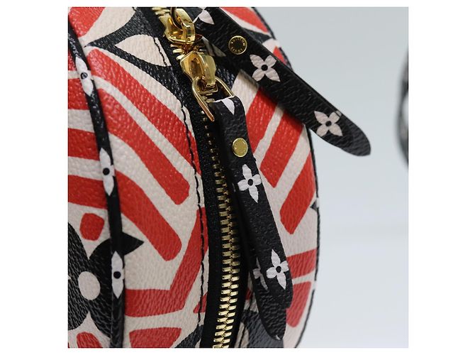 LOUIS VUITTON Monogram Giant Crafty Boite Chapoe Souple Bag M45366 Auth 72431S Red - view 9