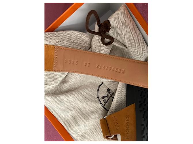 Aloha Hermès Sandali Hermes Chypre Marrone - vista 6