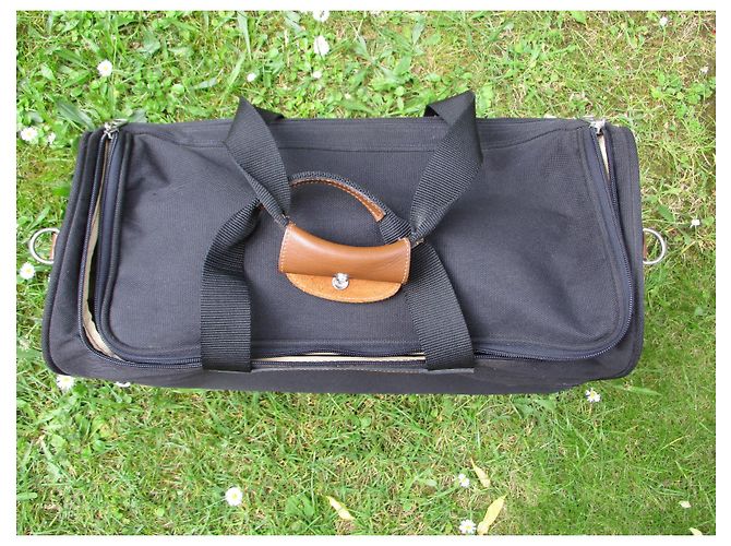 Lancel Borsone da viaggio trolley nero, unisex. - vista 2