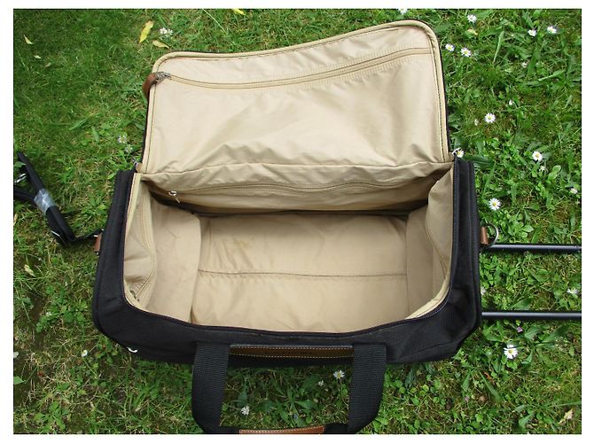 Lancel Borsone da viaggio trolley nero, unisex. - vista 4