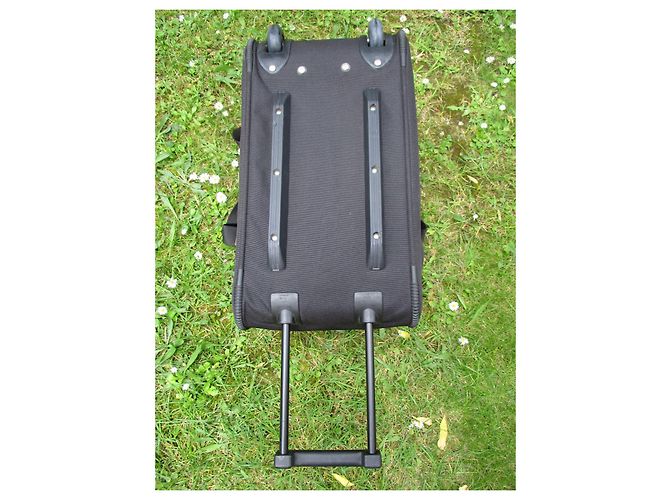 Lancel Borsone da viaggio trolley nero, unisex. - vista 9