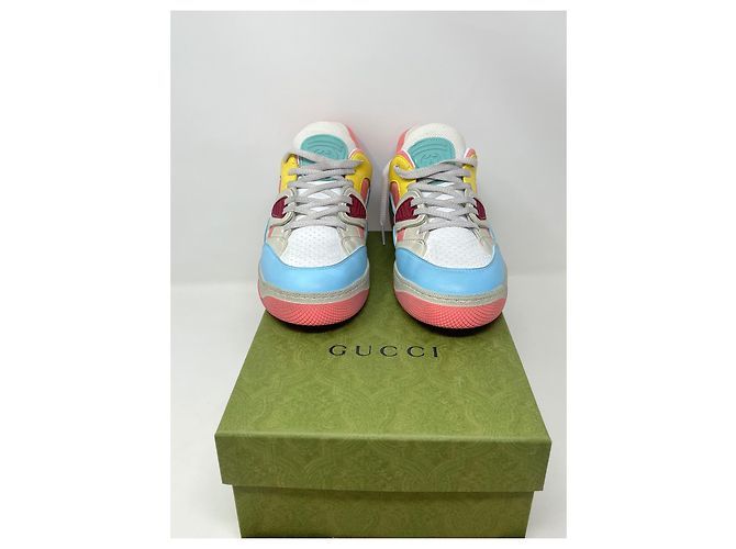 Sneakers Gucci in pelle multicolore - vista 10