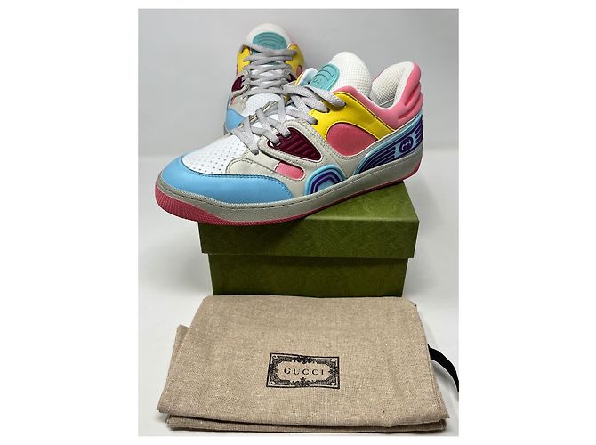 Sneakers Gucci in pelle multicolore - vista 11