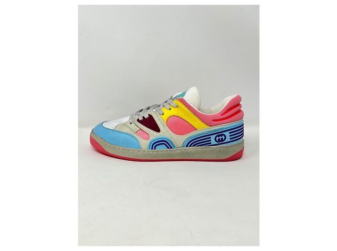 Sneakers Gucci in pelle multicolore - vista 2
