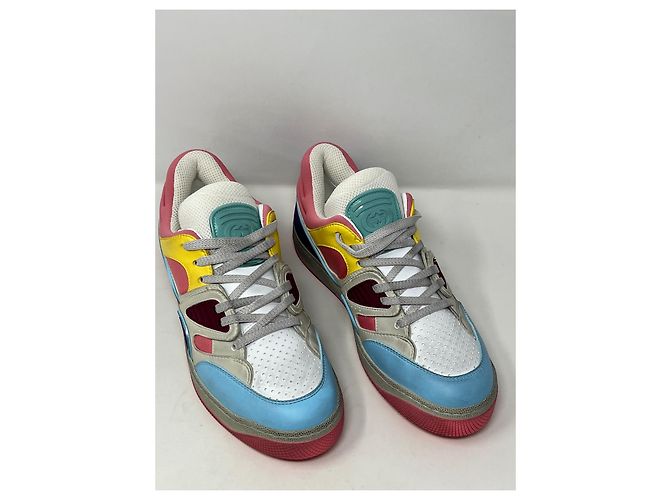 Sneakers Gucci in pelle multicolore - vista 5