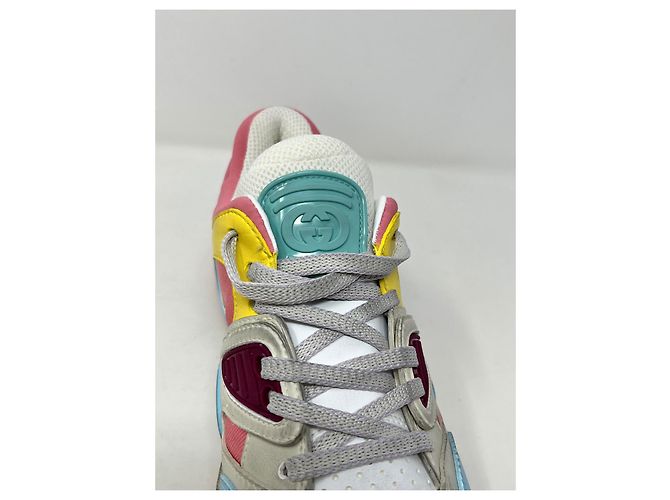 Sneakers Gucci in pelle multicolore - vista 6