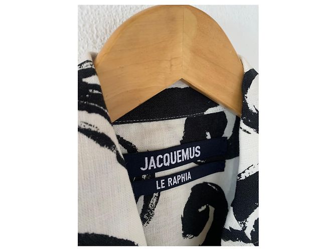 Jacquemus Linen T-Shirt White - view 3