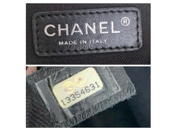 Borsa Chanel Beige in pelle caviar - vista 6