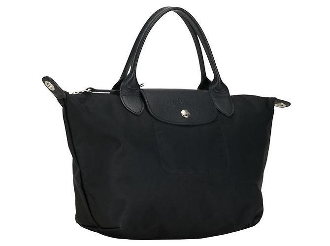 & Other Stories Bolso M Le Pliage de lona y cuero de Longchamp - vista 2