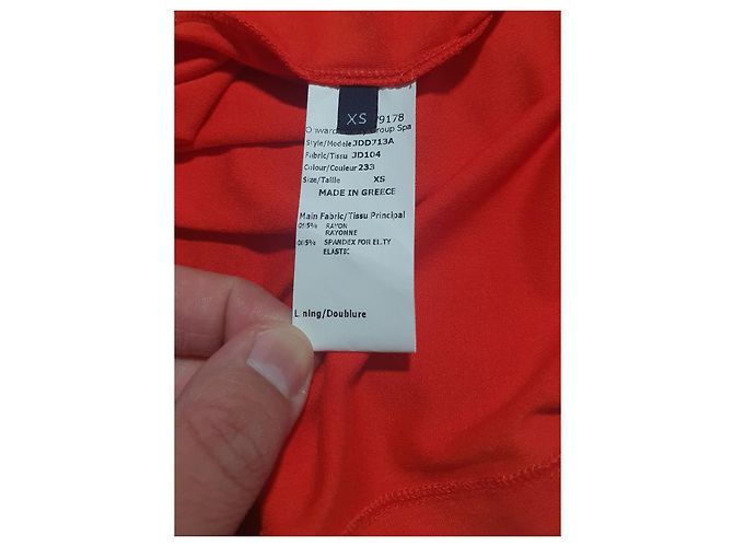 Camiseta Jil Sander Navy naranja - vista 4
