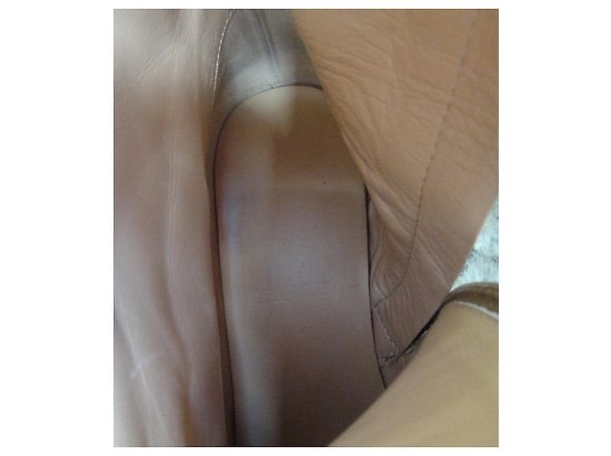 Botines Bally Fraita de piel beige - vista 9