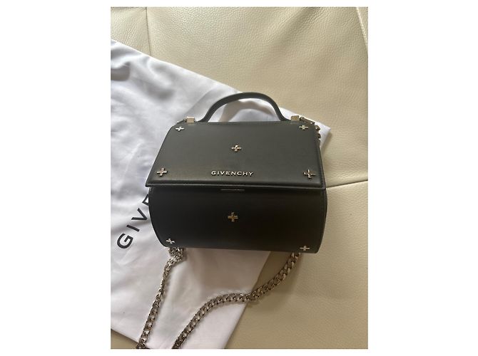 Borsa a mano Givenchy Pandora Box in pelle nera Nero - vista 4