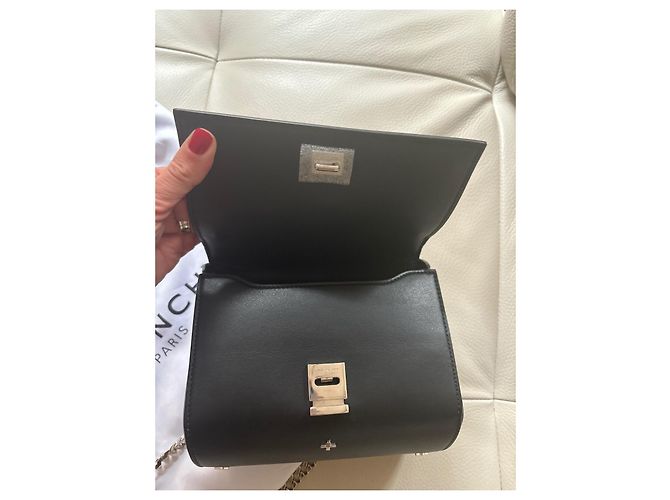 Borsa a mano Givenchy Pandora Box in pelle nera Nero - vista 5