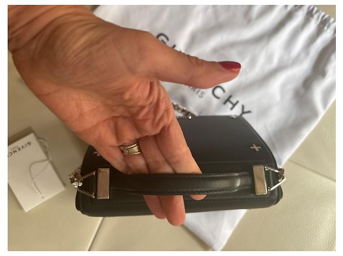 Borsa a mano Givenchy Pandora Box in pelle nera Nero - vista 8