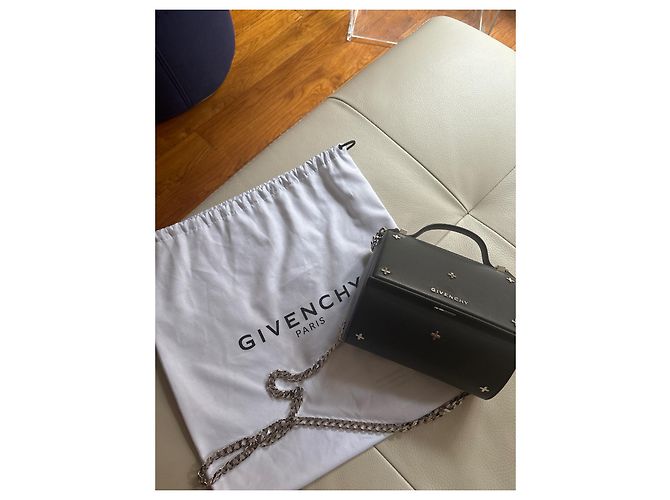 Borsa a mano Givenchy Pandora Box in pelle nera Nero - vista 9