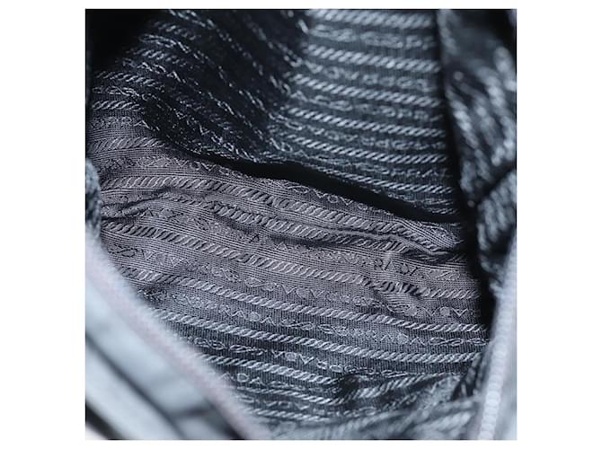 PRADA Borsa a Tracolla Nylon Nera Auth 72842 Nero - vista 11