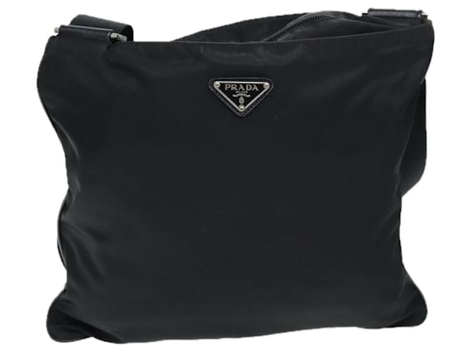 PRADA Borsa a Tracolla Nylon Nera Auth 72842 Nero - vista 13