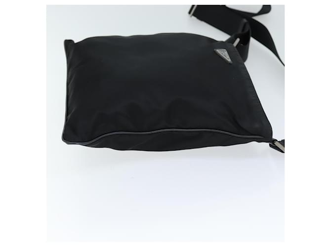 PRADA Borsa a Tracolla Nylon Nera Auth 72842 Nero - vista 3