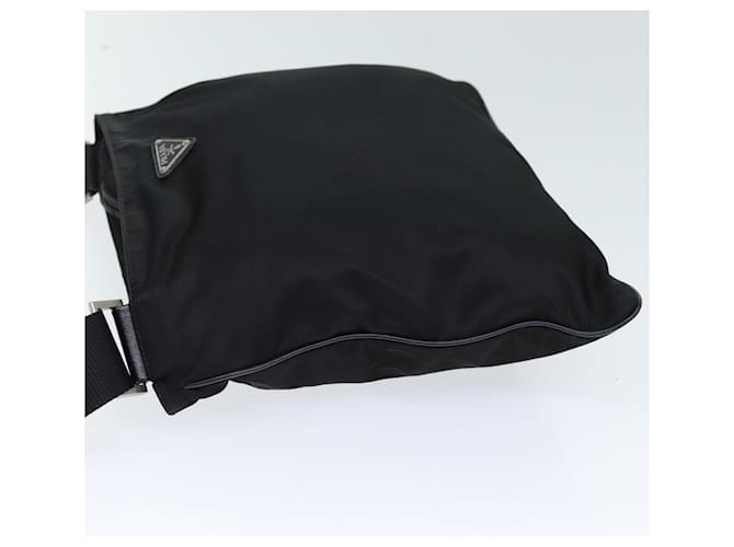 PRADA Borsa a Tracolla Nylon Nera Auth 72842 Nero - vista 4