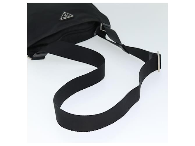PRADA Borsa a Tracolla Nylon Nera Auth 72842 Nero - vista 7