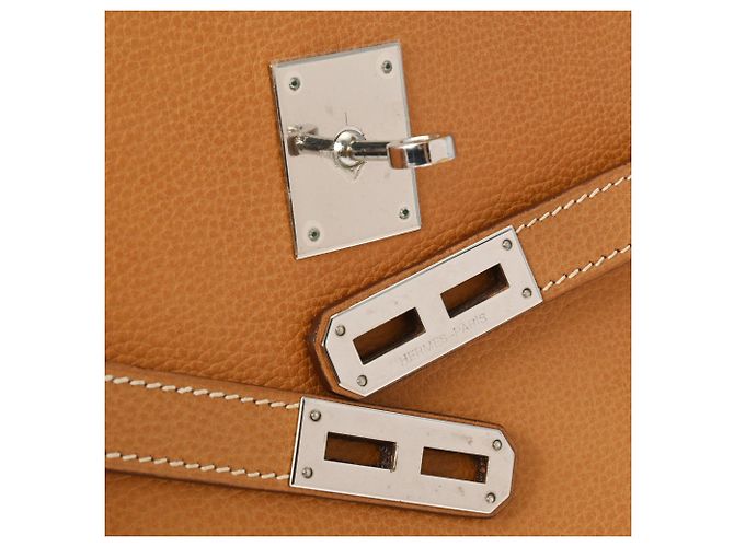 Hermès Kelly Depeche 38 Marrone - vista 10