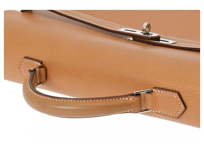 Hermès Kelly Depeche 38 Marrone - vista 11