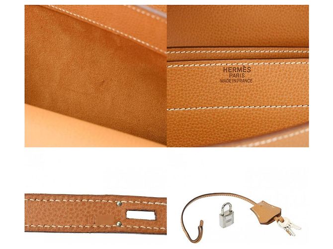 Hermès Kelly Depeche 38 Marrone - vista 5