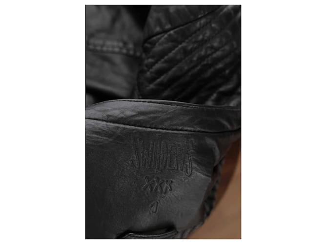 Swildens Lederjacke Schwarz - Ansicht 5