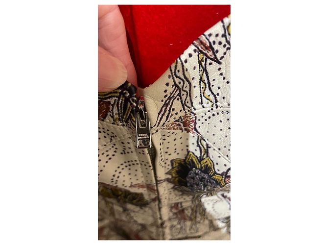 Isabel Marant Kleid aus Lammleder Mehrfarben - Ansicht 4