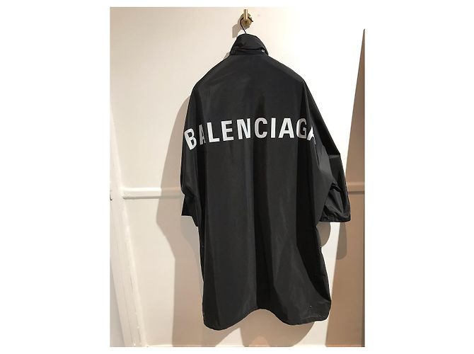 BALENCIAGA Jacken T.FR 36 Polyester Schwarz - Ansicht 2