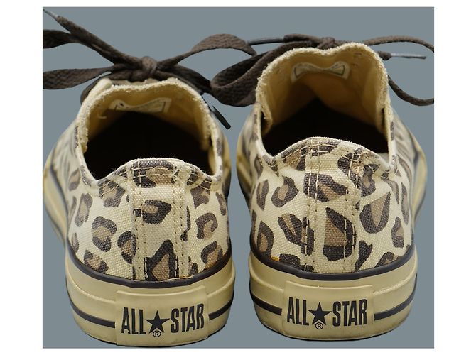 Converse Sportschuhe mit Animal-Print Beige - Ansicht 3