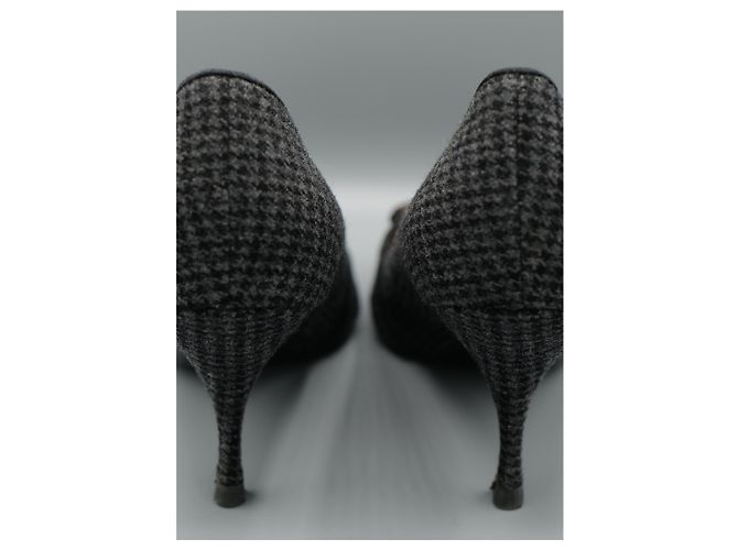Miu Miu Tacones Grises con Pedrería Grigio - vista 3