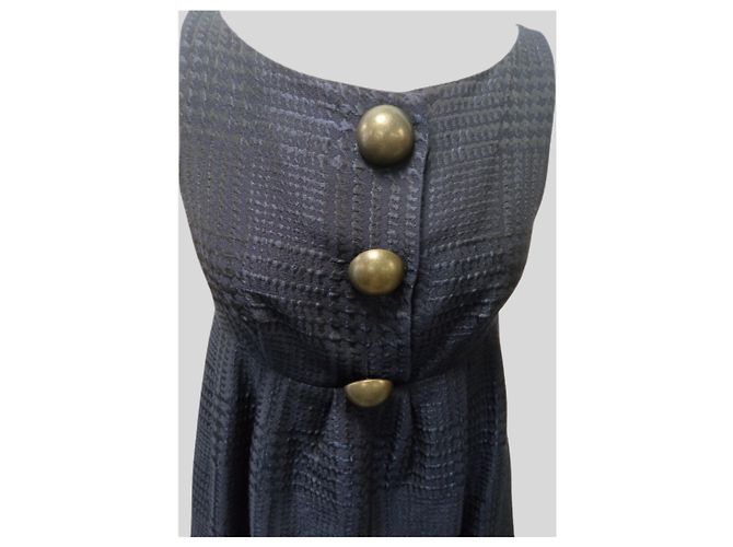 Abito senza maniche blu navy Moschino - vista 2