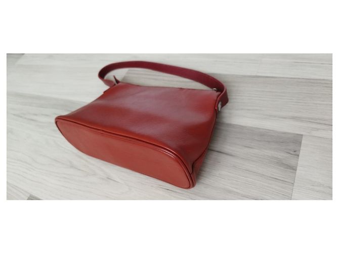 Bolso de mano pequeño Burberry de cuero Saffiano marrón Castaño - vista 5