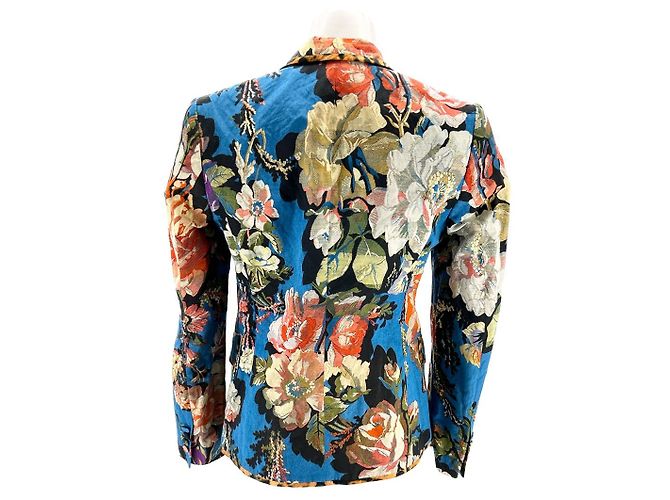 Dries Van Noten Jacken T.FR 38 Viskose Blau - Ansicht 2