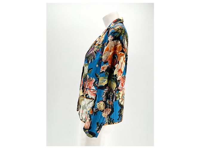 Dries Van Noten Jacken T.FR 38 Viskose Blau - Ansicht 4