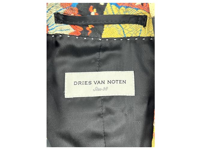 Dries Van Noten Jacken T.FR 38 Viskose Blau - Ansicht 5