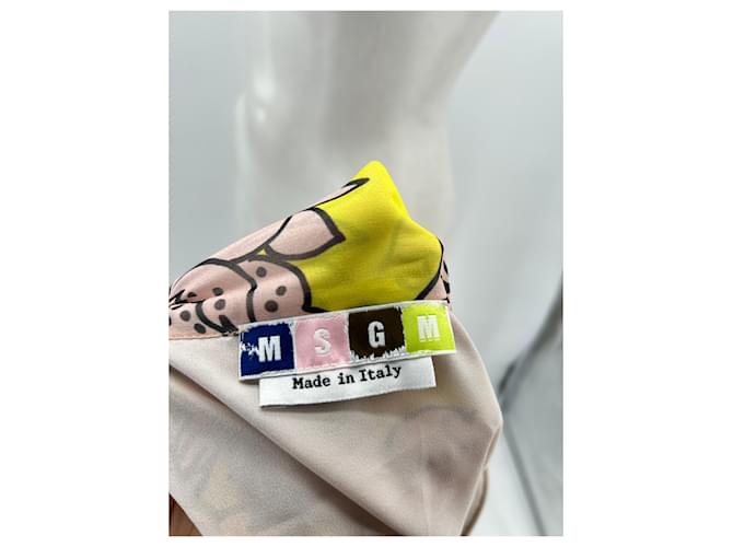 Faldas MSGM T.International S Poliéster Amarillo - vista 5