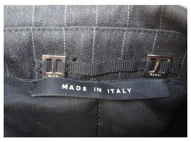 Gucci Wool Jacket Dark Grey - view 7