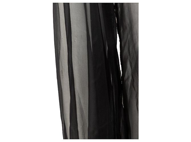 Camicia velata Saint Laurent Nero - vista 7