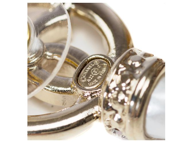 Gioielli CHANEL CC in metallo dorato - 101830 D'oro - vista 5