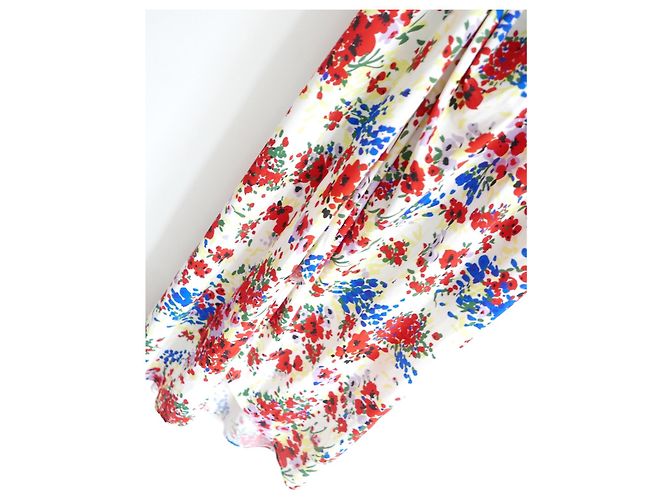 Autre Marque Atlein sammelte Blumendruckkleid. Mehrfarben - Ansicht 4