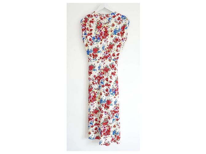 Autre Marque Atlein sammelte Blumendruckkleid. Mehrfarben - Ansicht 5