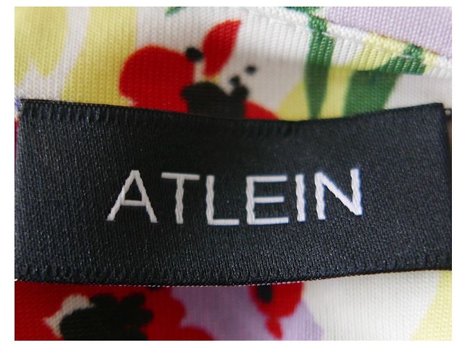 Autre Marque Atlein sammelte Blumendruckkleid. Mehrfarben - Ansicht 6